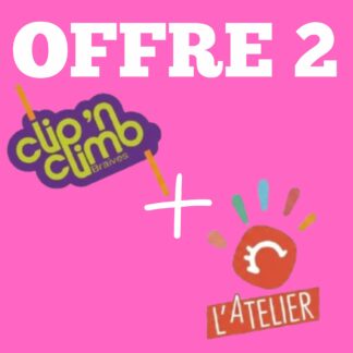 OFFRE 2 : Clip'n Climb + plaine de jeux